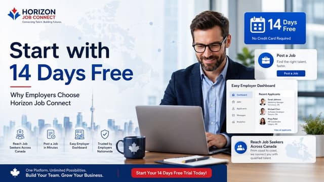 Start with 14 Days Free Job Posting in Canada | Horizon Job Connect